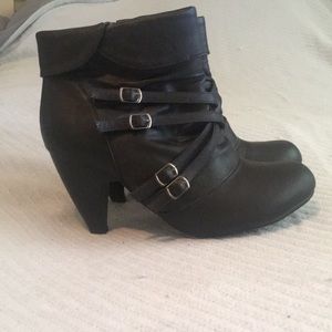 Lane Bryant strappy booties